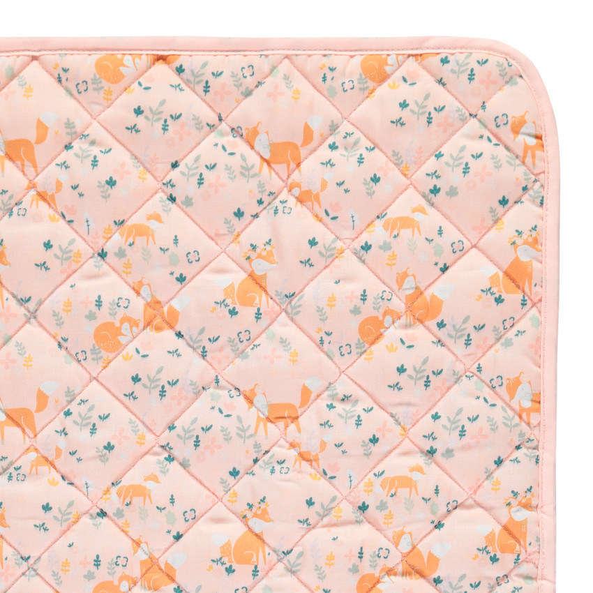 Édredon imprimé all-over à croisillons  