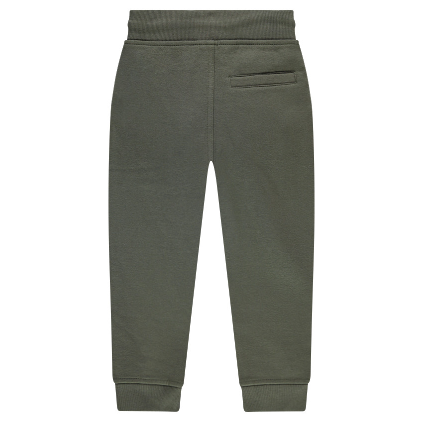 Pantalon de jogging en molleton chiné avec print logo 