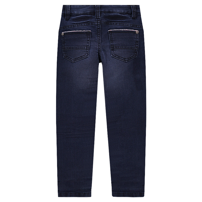 Jeans coupe skinny effet used et crinkle 