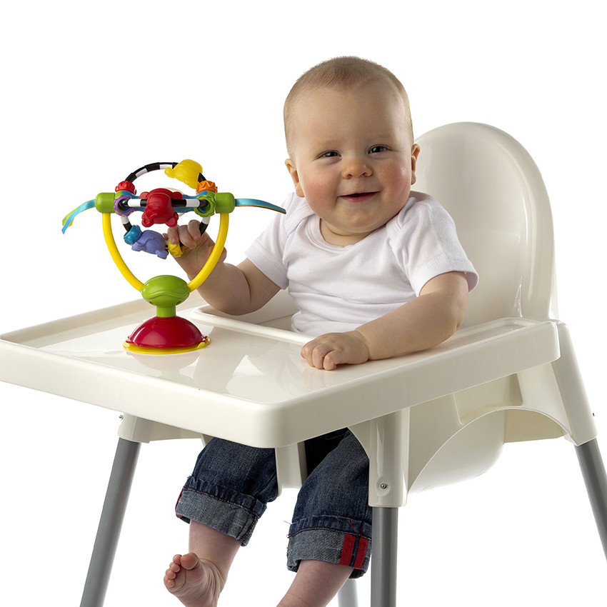 Jouet à ventouse pour chaise haute 