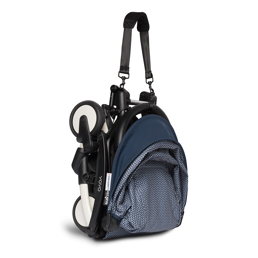 Poussette YOYO² 6+ châssis blanc - Bleu Air France 