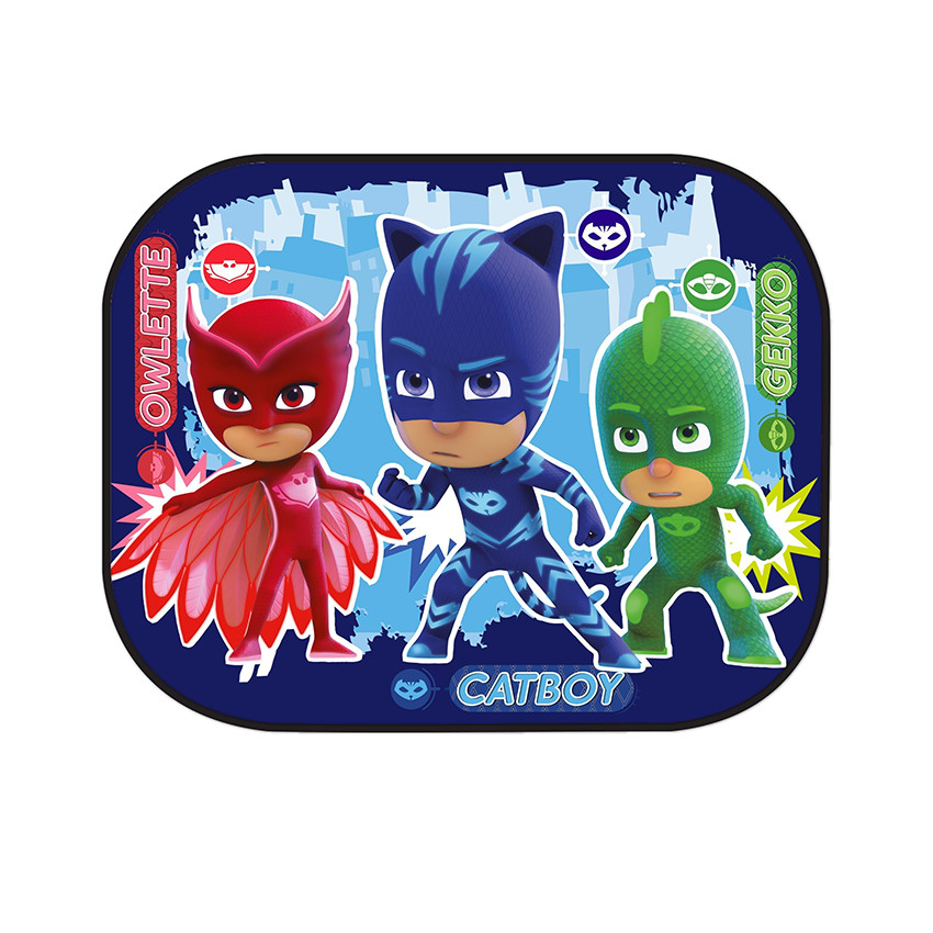Lot de 2 pare-soleil PJ masks 44 x 35 cm 