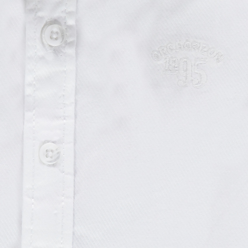 Chemise manches courtes unie  