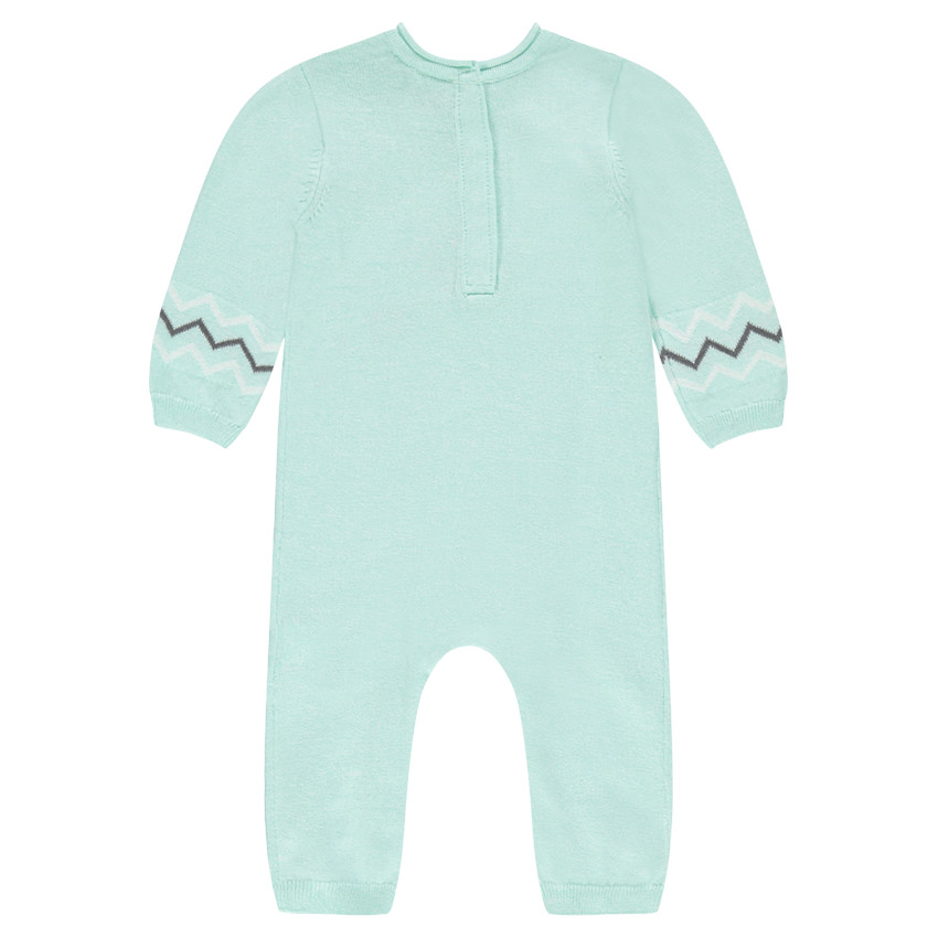 Combinaison en tricot avec motif Smiley Baby en jacquard 