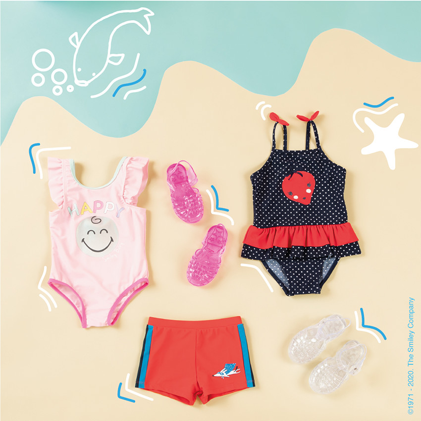 Chaussures de plage transparentes roses du 20 au 23 