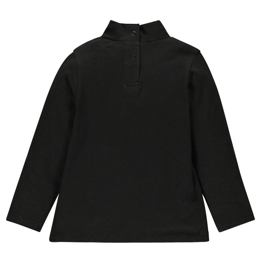 Sous-pull col cheminée en coton stretch 