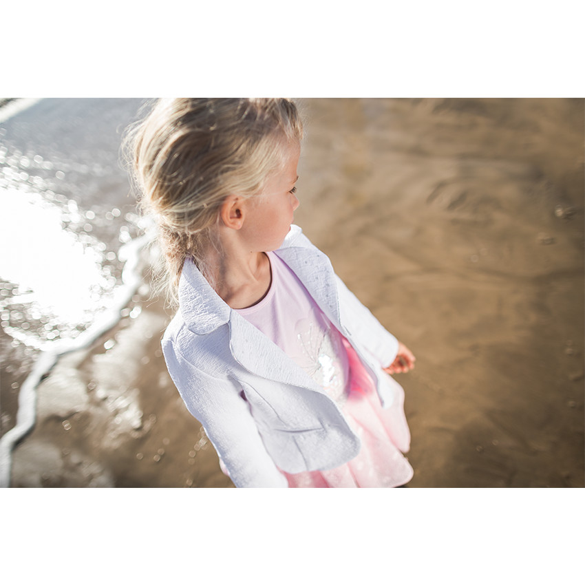 Blazer en jacquard avec doublure satinée 