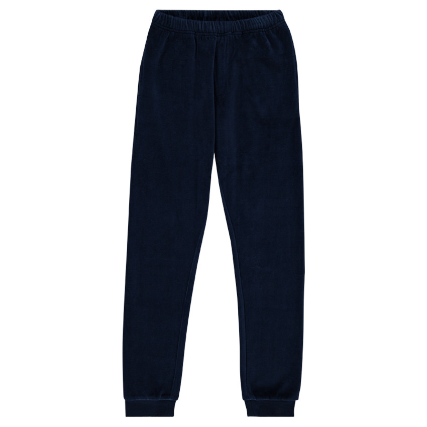 Pyjama en velours avec dinosaures printés 