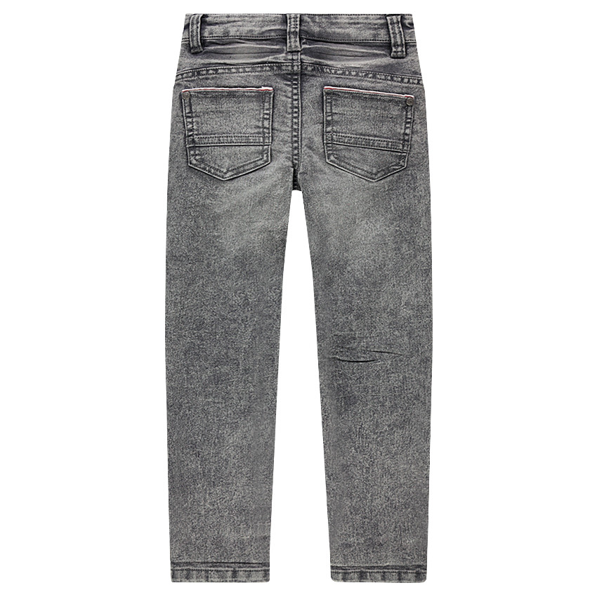 Jeans coupe skinny effet used et crinkle 