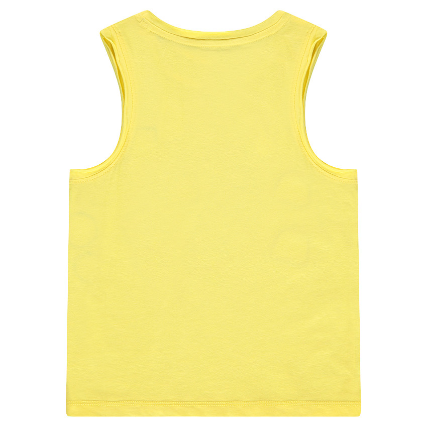 Débardeur en coton avec badges Smiley 