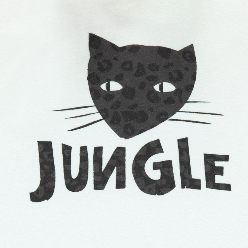 Sous-pull col roulé avec print chat 