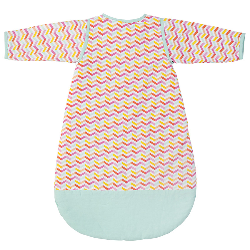 Turbulette à manches amovibles avec imprimé graphique 