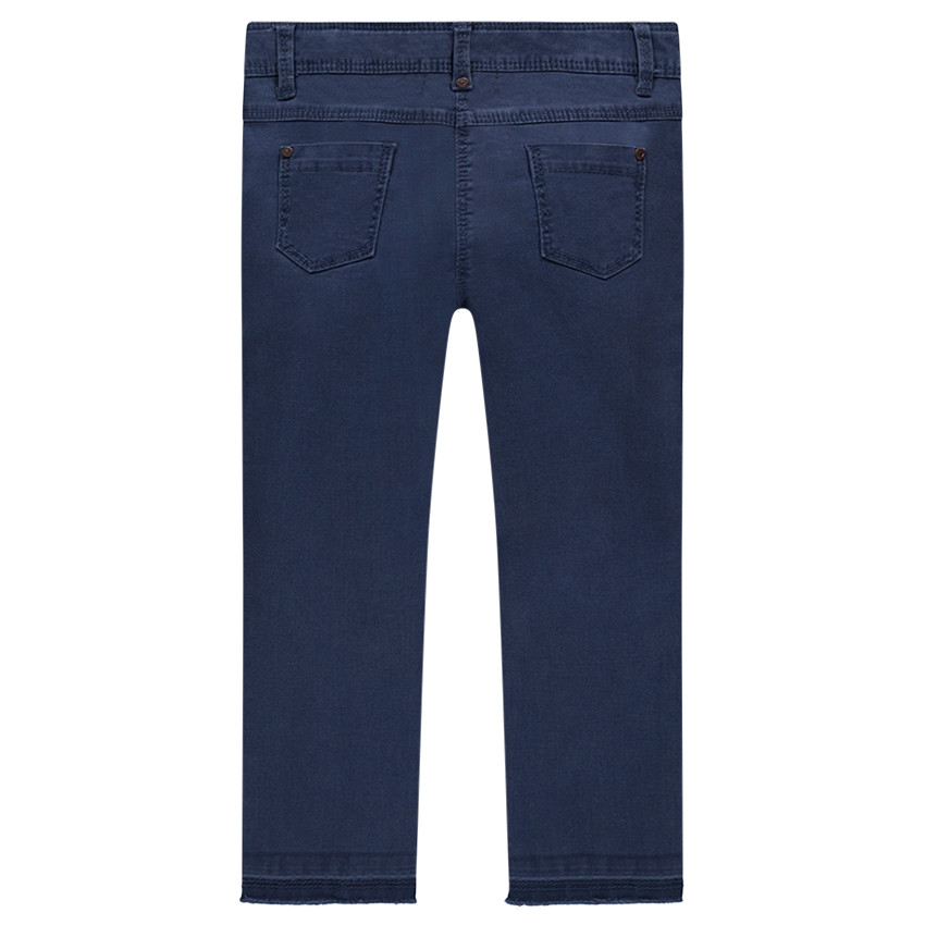 Junior - Pantalon skinny en twill uni 