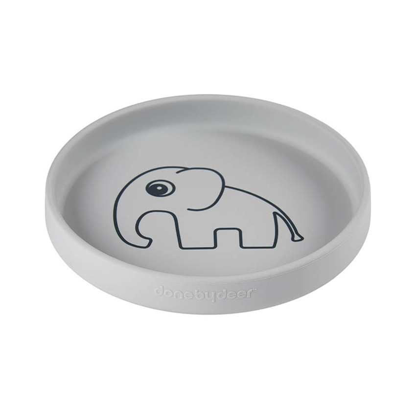 Assiette antidérapante en silicone - Elphee  