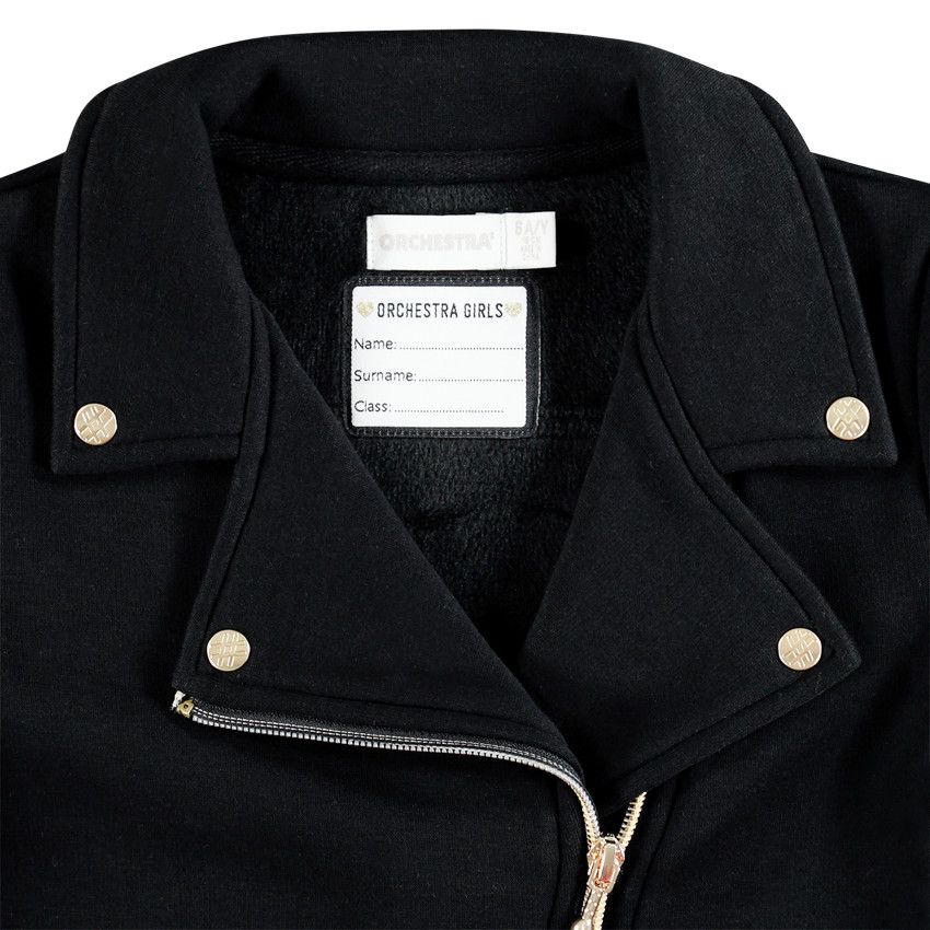 Perfecto en molleton doublé sherpa à motifs brodés 