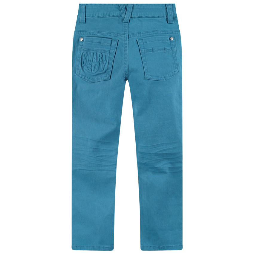 Pantalon en twill surteint avec poche fantaisie au dos 