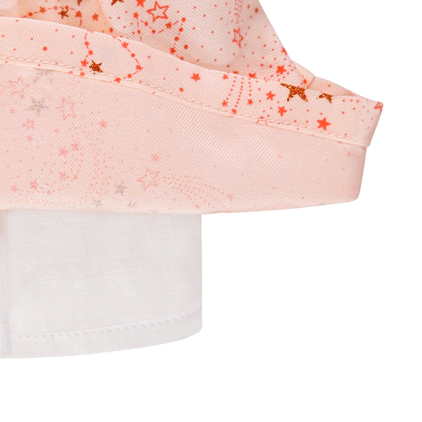 Robe manches longues avec étoiles all-over 