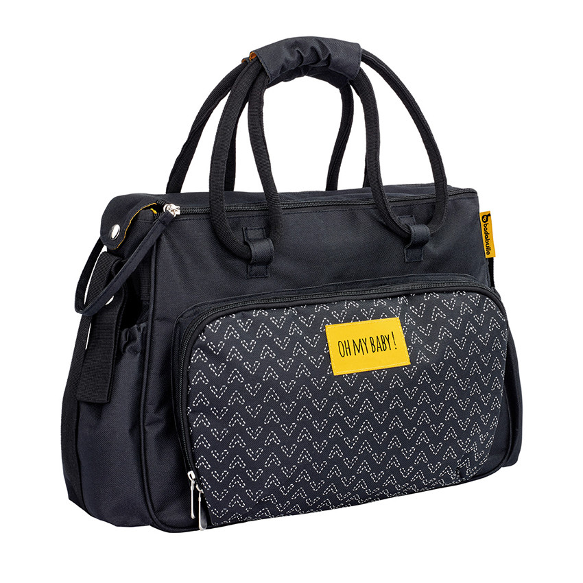 Sac à langer Boho - Noir 