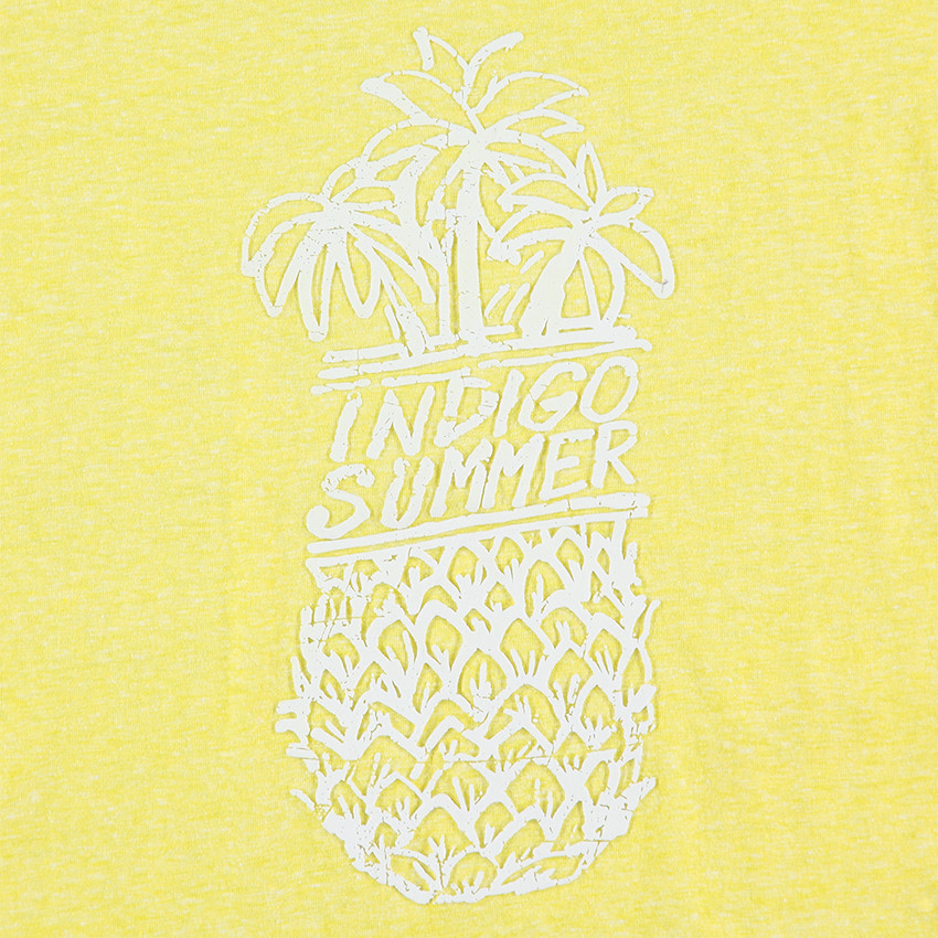 Junior - Tee-shirt manches courtes avec ananas printé 