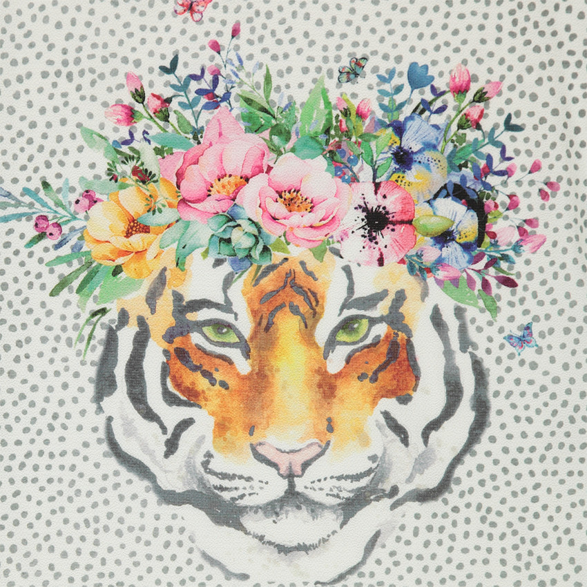 Junior - Tunique manches courtes imprimée all-over avec tigre printé 