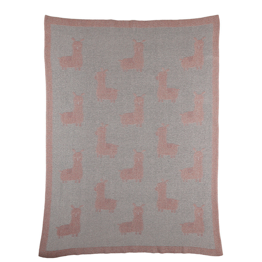 Couverture Jacquard Bio 75x100 cm - Moris&Sacha 