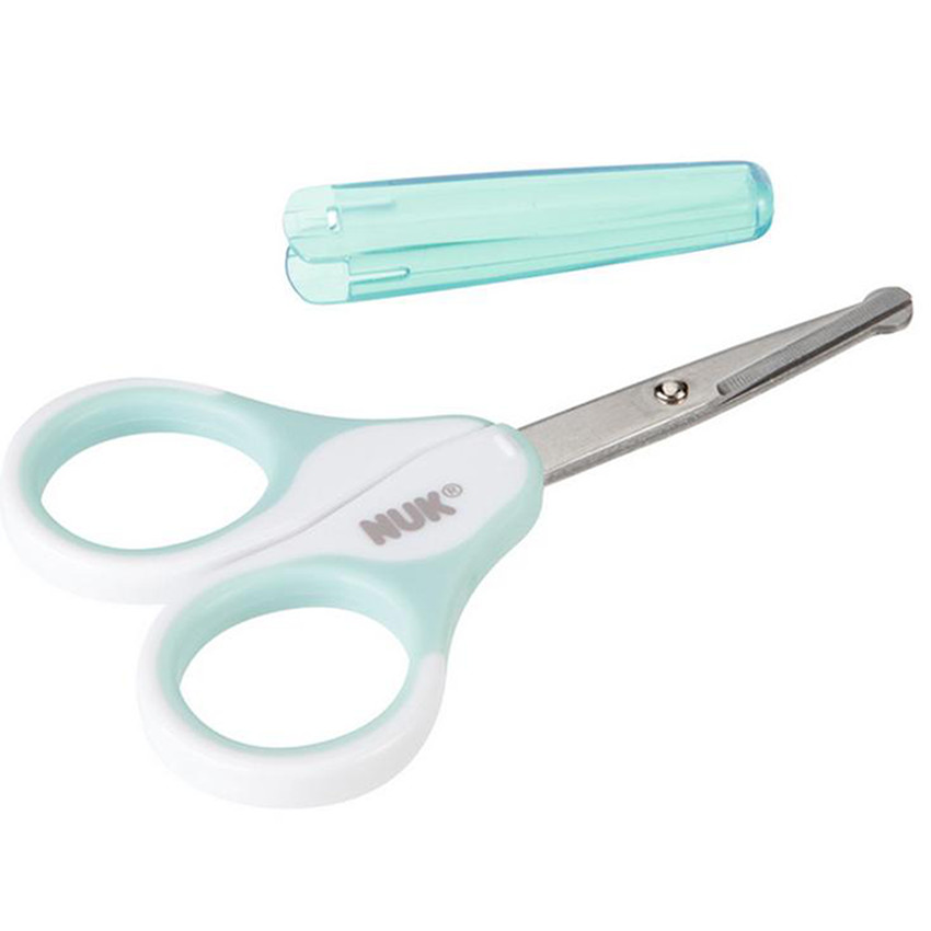 Ciseaux et étui - Mauve ou vert 