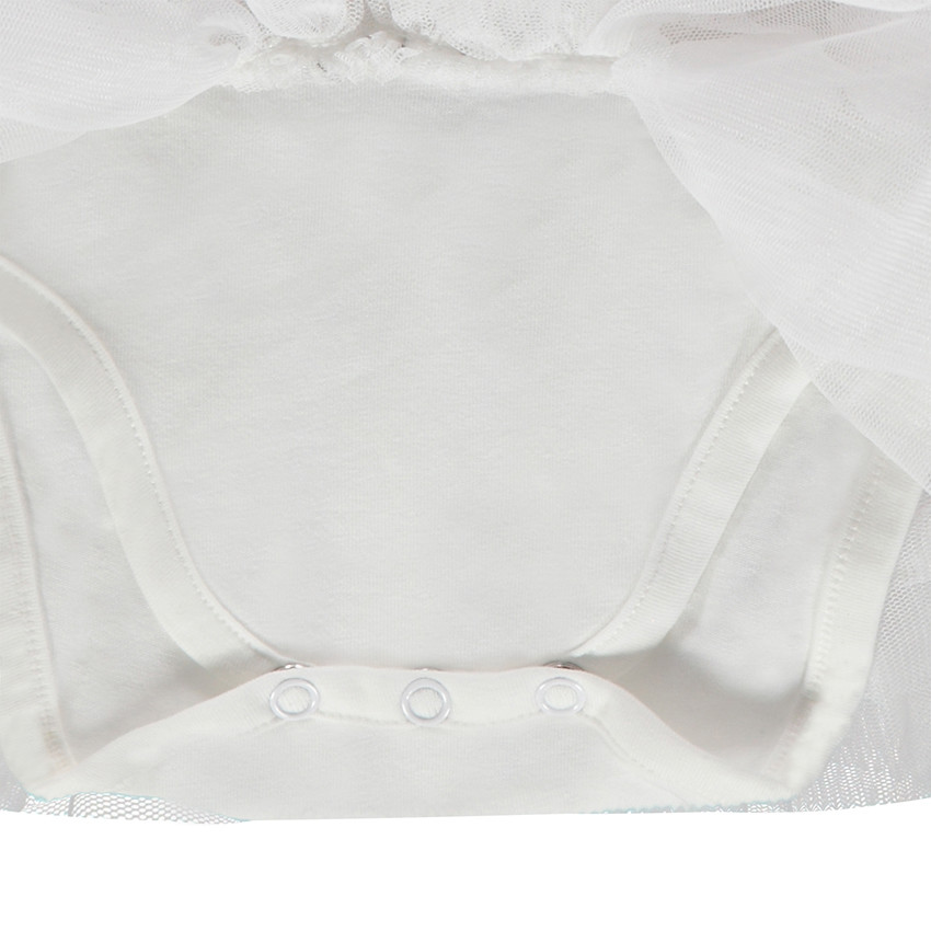 Body à fines bretelles avec volants et étoile en tulle 