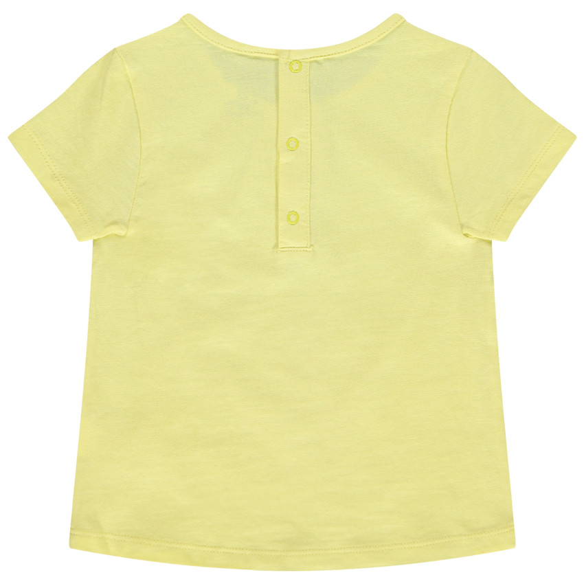 Lot de 3 t-shirts en coton bio print logo 