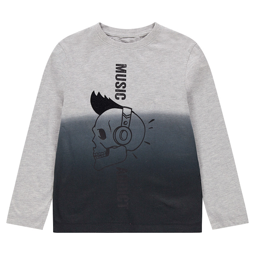 Junior - Tee-shirt manches longues en jersey effet tie and dye 
