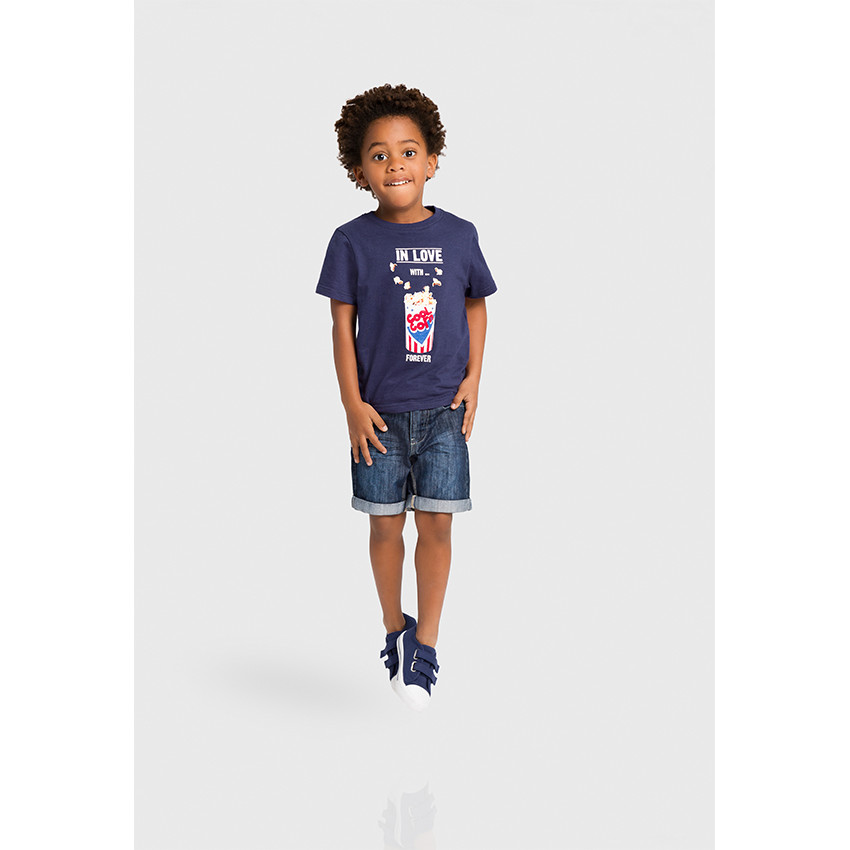 Junior - Tee-shirt manches courtes en jersey avec print fantaisie 
