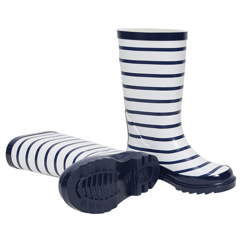 Bottes de pluie esprit marin avec print fantaisie 