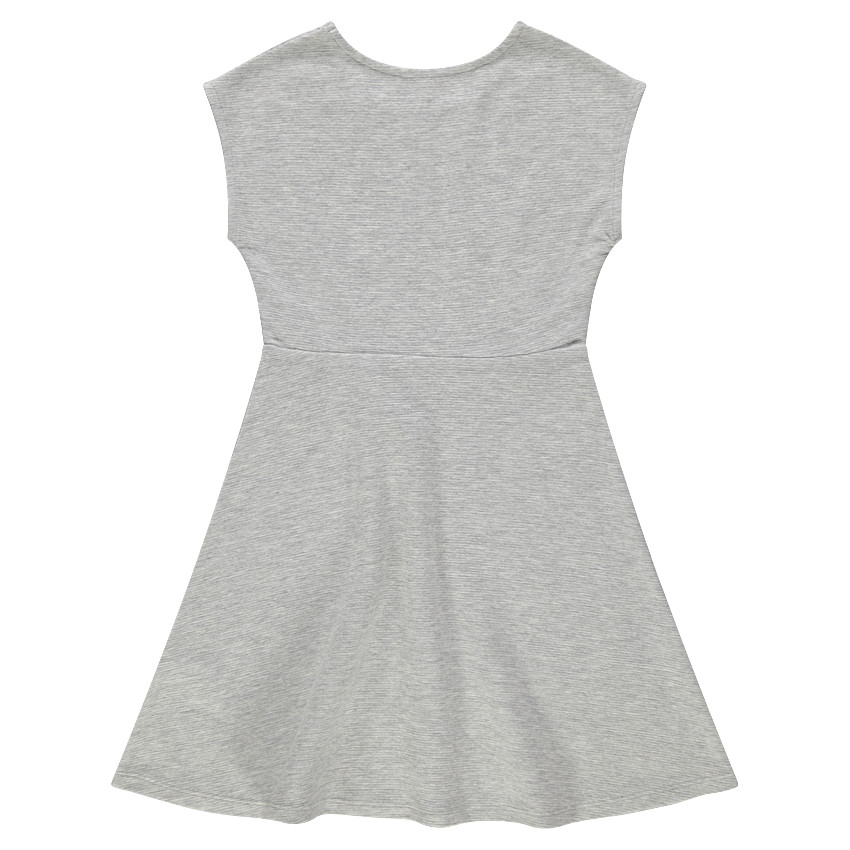 Junior - Robe en molleton sans manches avec bande en sequins noirs 