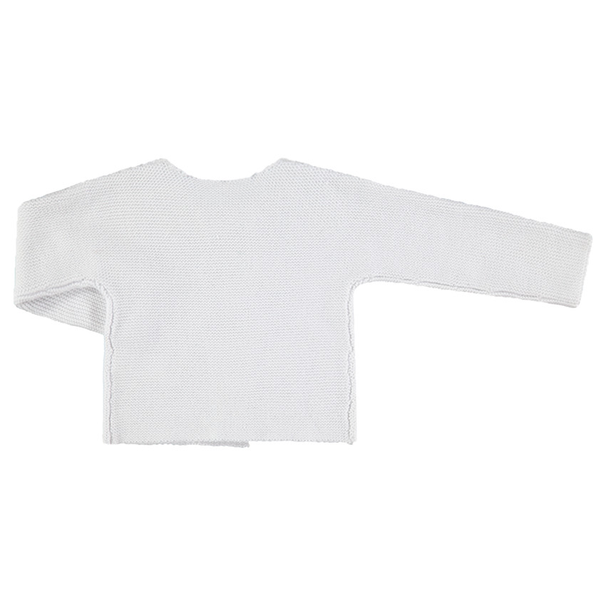 Gilet uni en maille à double boutonnage 