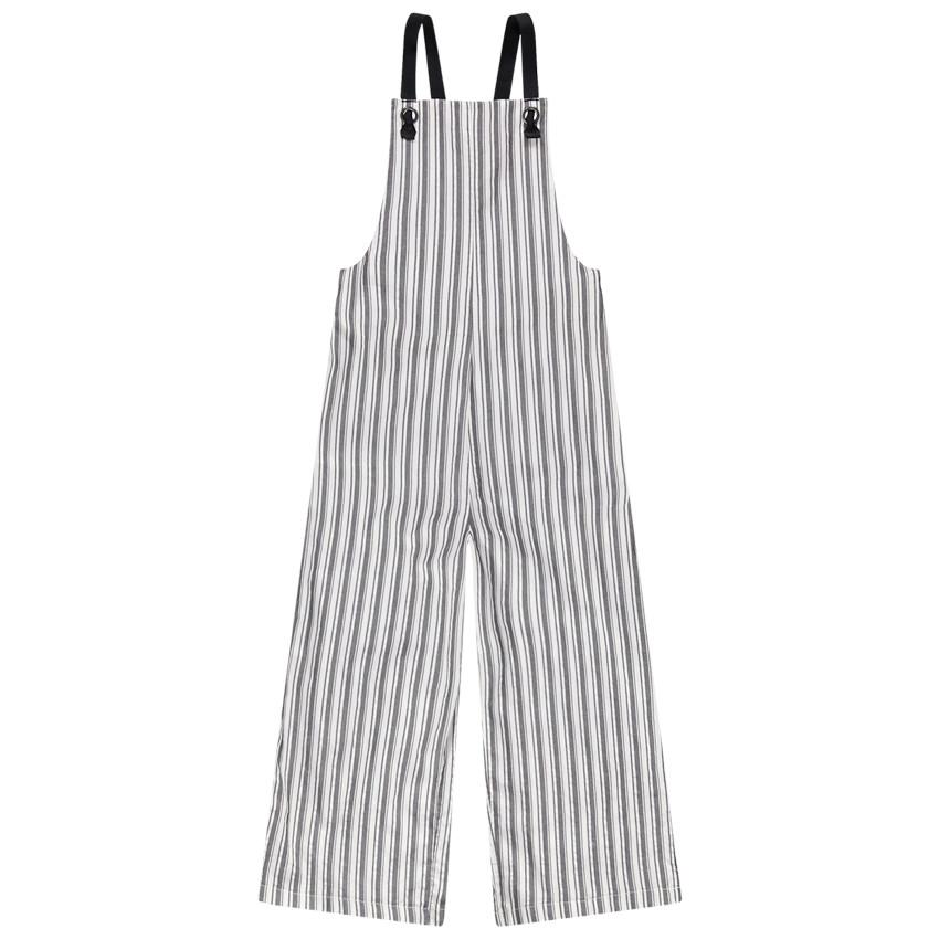 Junior - Combinaison longue évasée à rayures verticales 