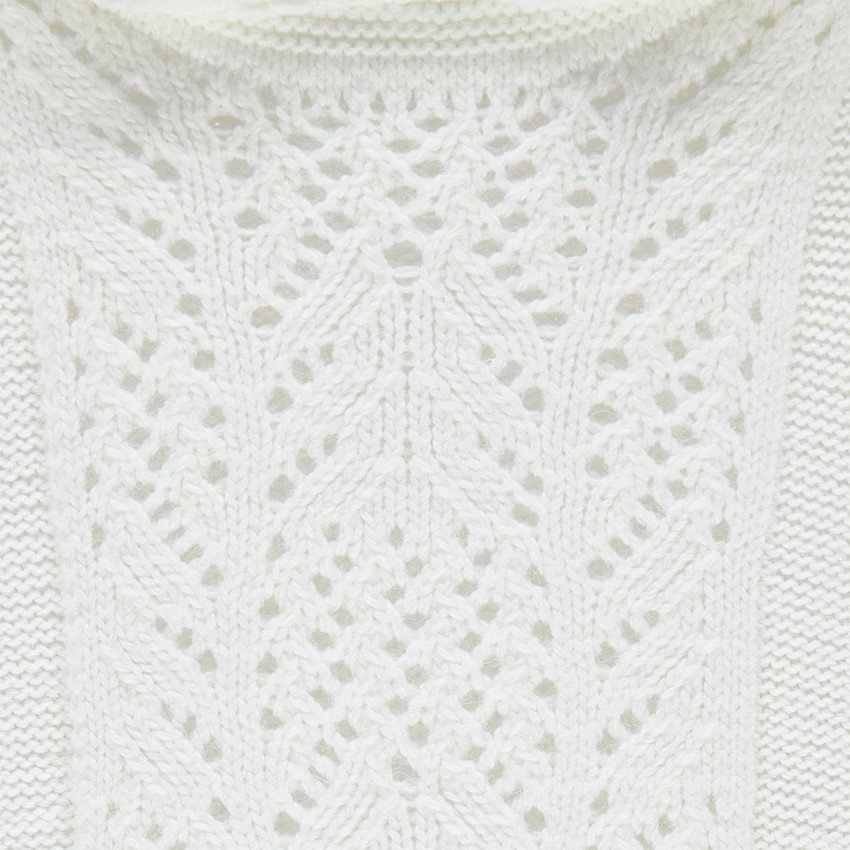 Robe en tricot avec col roulé 