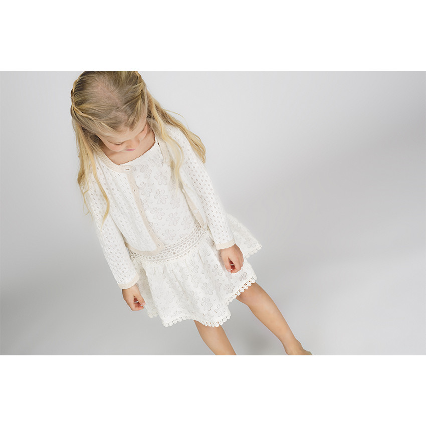 Gilet en maille ajourée  