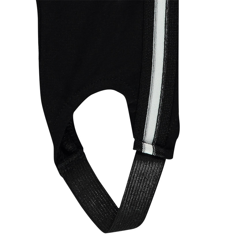 Fuseau en milano avec bandes contrastées et print 