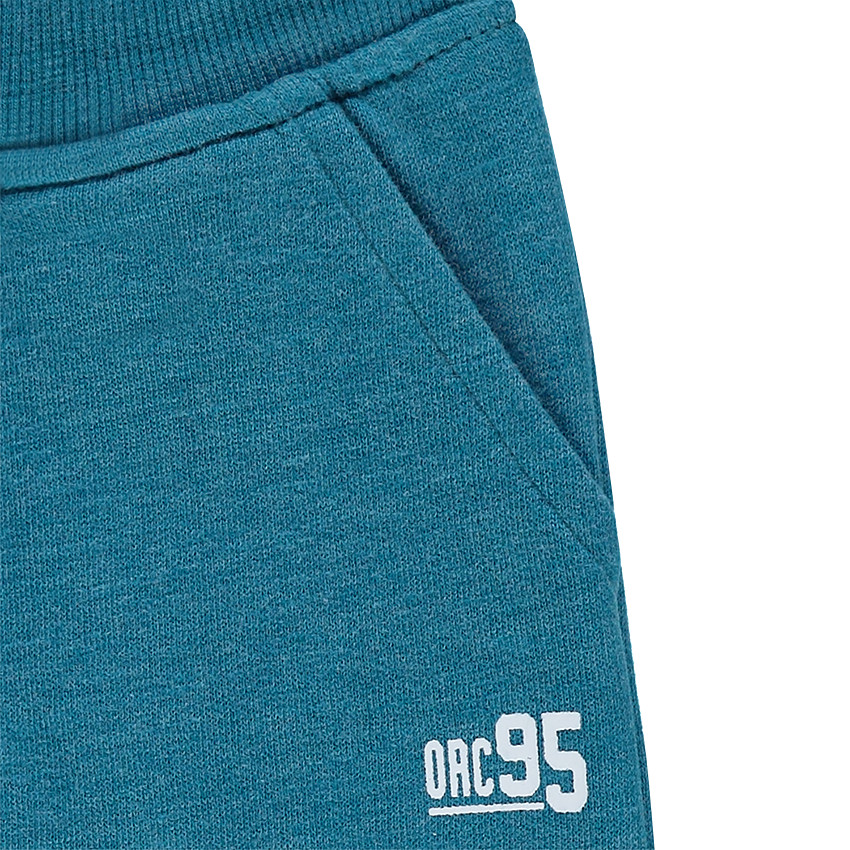 Junior - Pantalon de jogging en molleton uni avec logo printé 