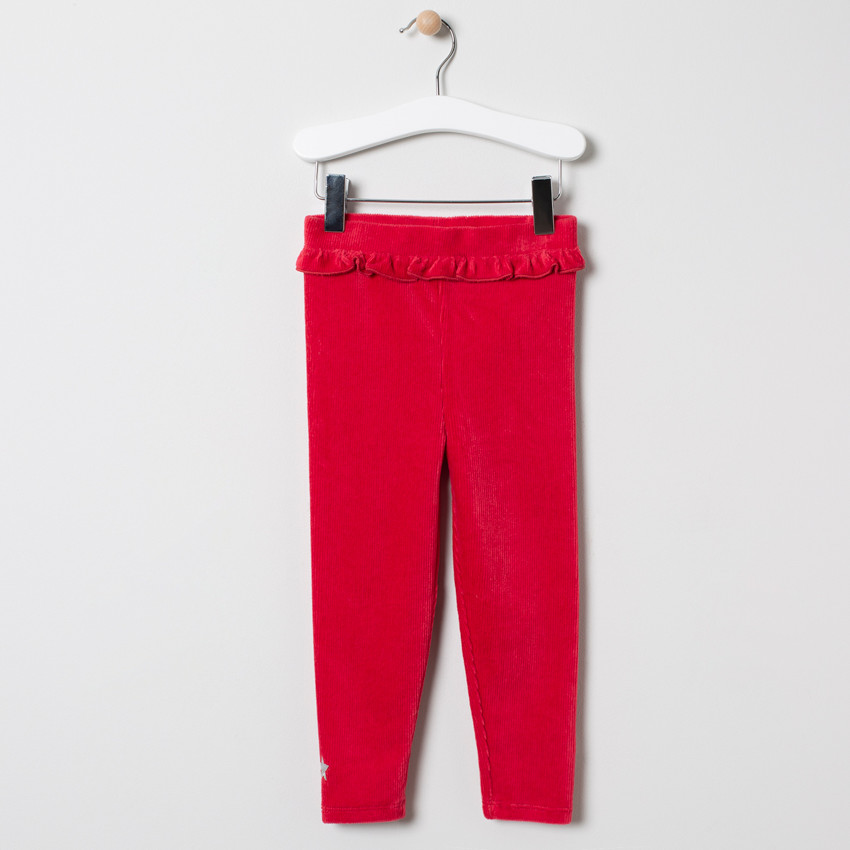 Ensemle sweat en sherpa et pantalon en velours volanté 