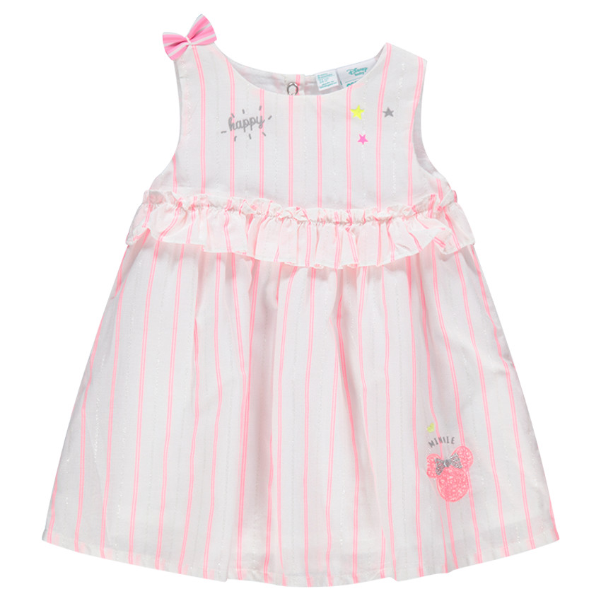 Robe sans manches à rayures avec print Minnie  Disney 