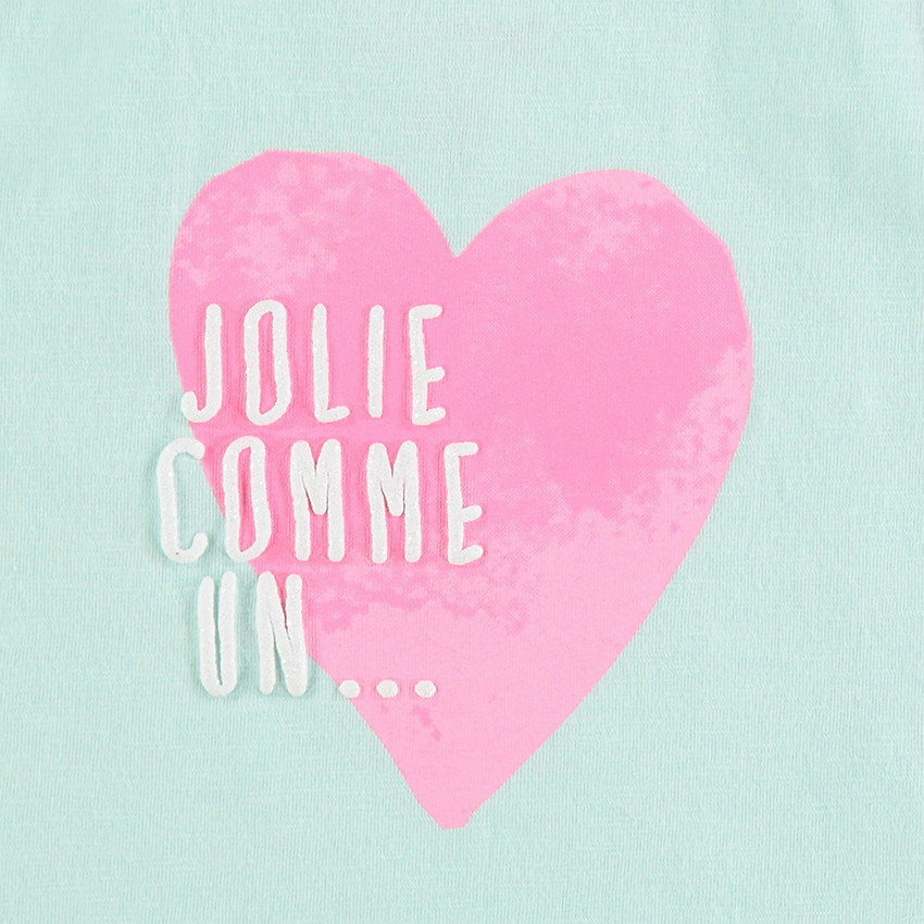 Débardeur en jersey uni avec noeuds et print fantaisie 