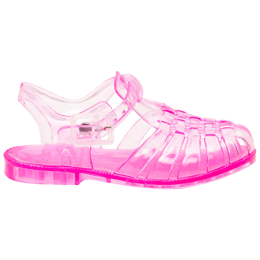 Chaussures de plage transparentes roses du 20 au 23 