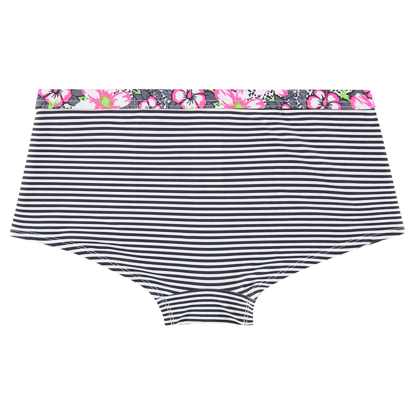 Junior - Maillot de bain 2 pièces fleuri et rayé 
