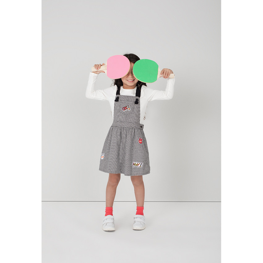 Tee-shirt manches longues avec inscriptions printées 