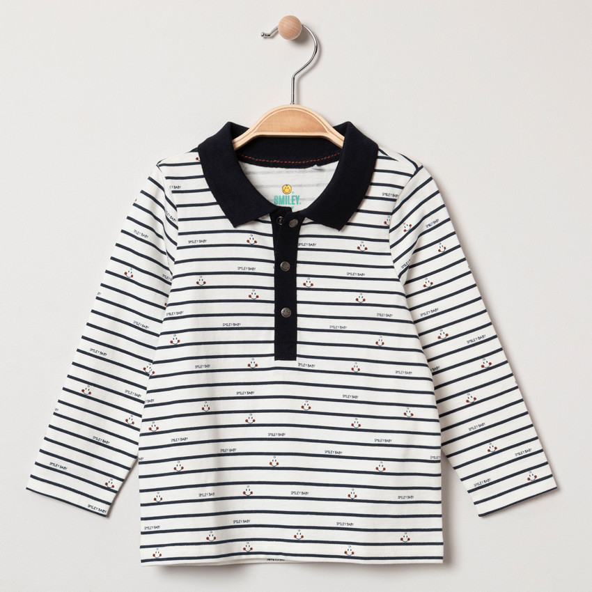 Polo manches longues Smiley 