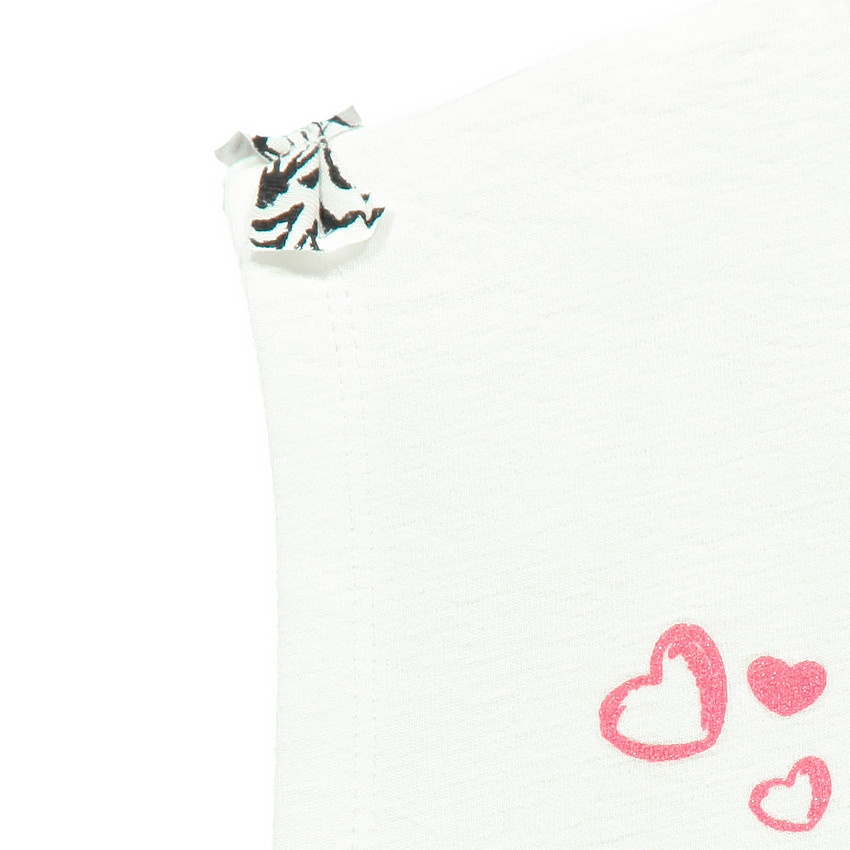 Tunique manches courtes avec print zèbre 