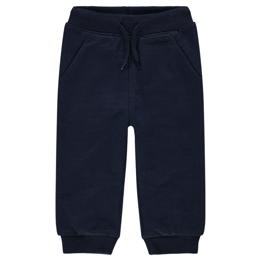 Pantalon de jogging en molleton gris chiné 