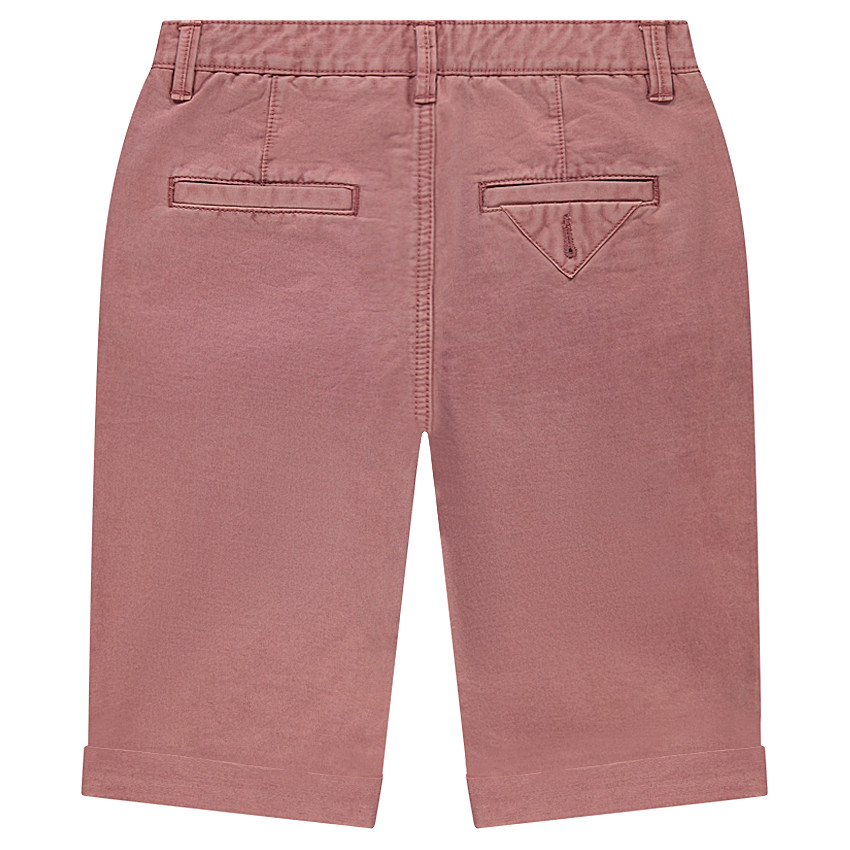 Junior - Bermuda en twill surteint avec 