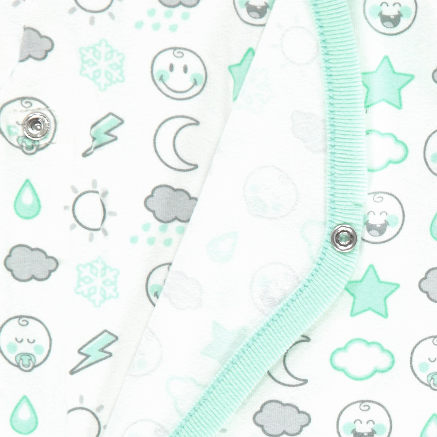 Body manches longues en jersey print Smiley Baby all-over 