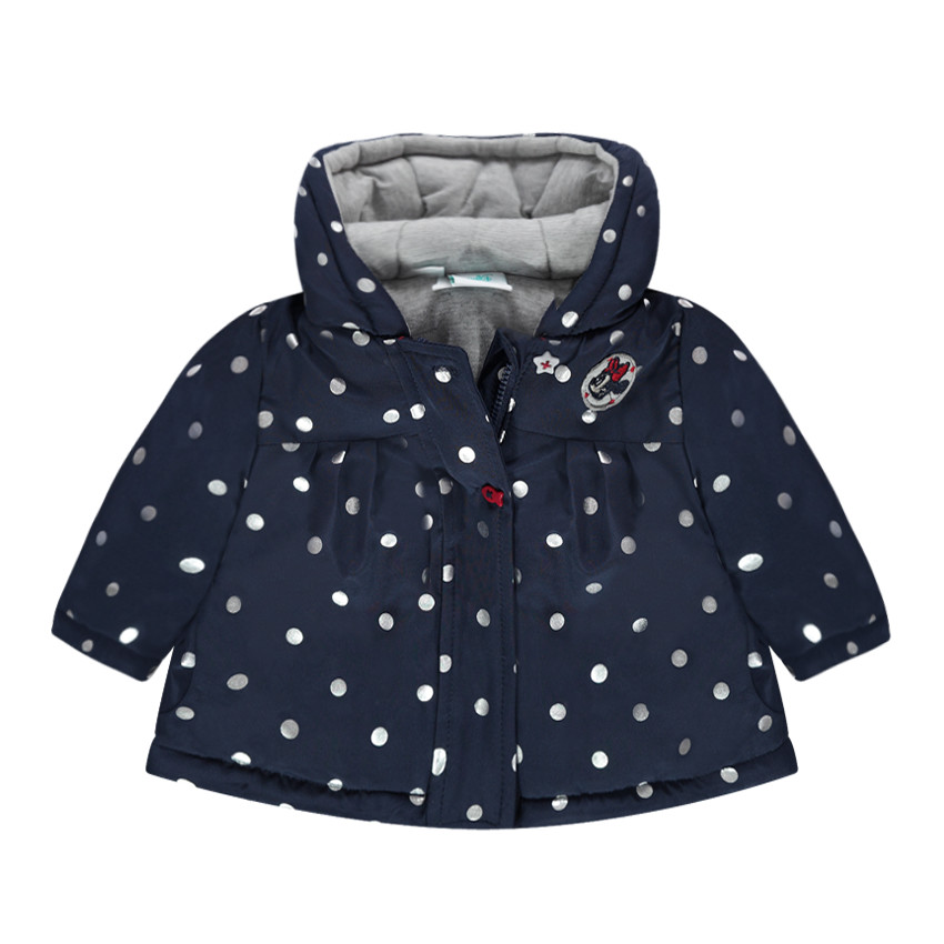 Parka à pois argentés all-over Disney Minnie  